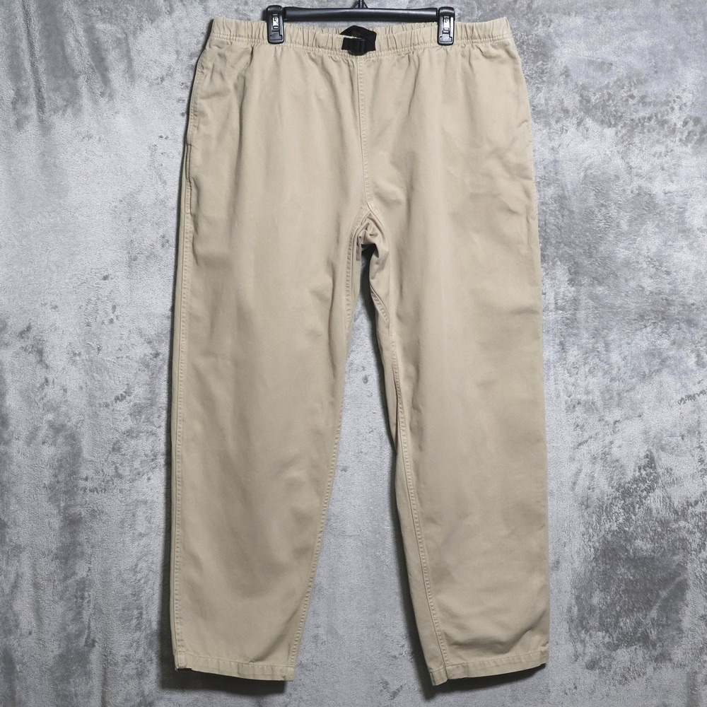 Gramicci Pants Mens 2XL Beige Chino Relaxed Canvas Vintage G Series 5-Pocket